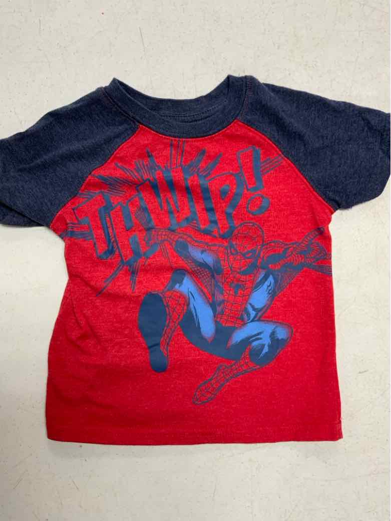 Marvel (D) Red Toddler Size 2T Boys SSTop
