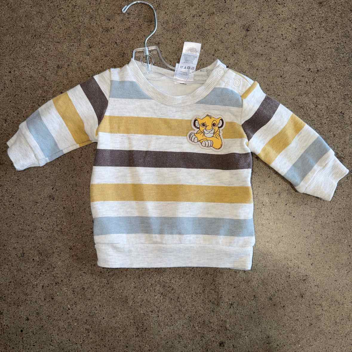 Disney (B) Gray Infant Size 3 MO Girls LSTop