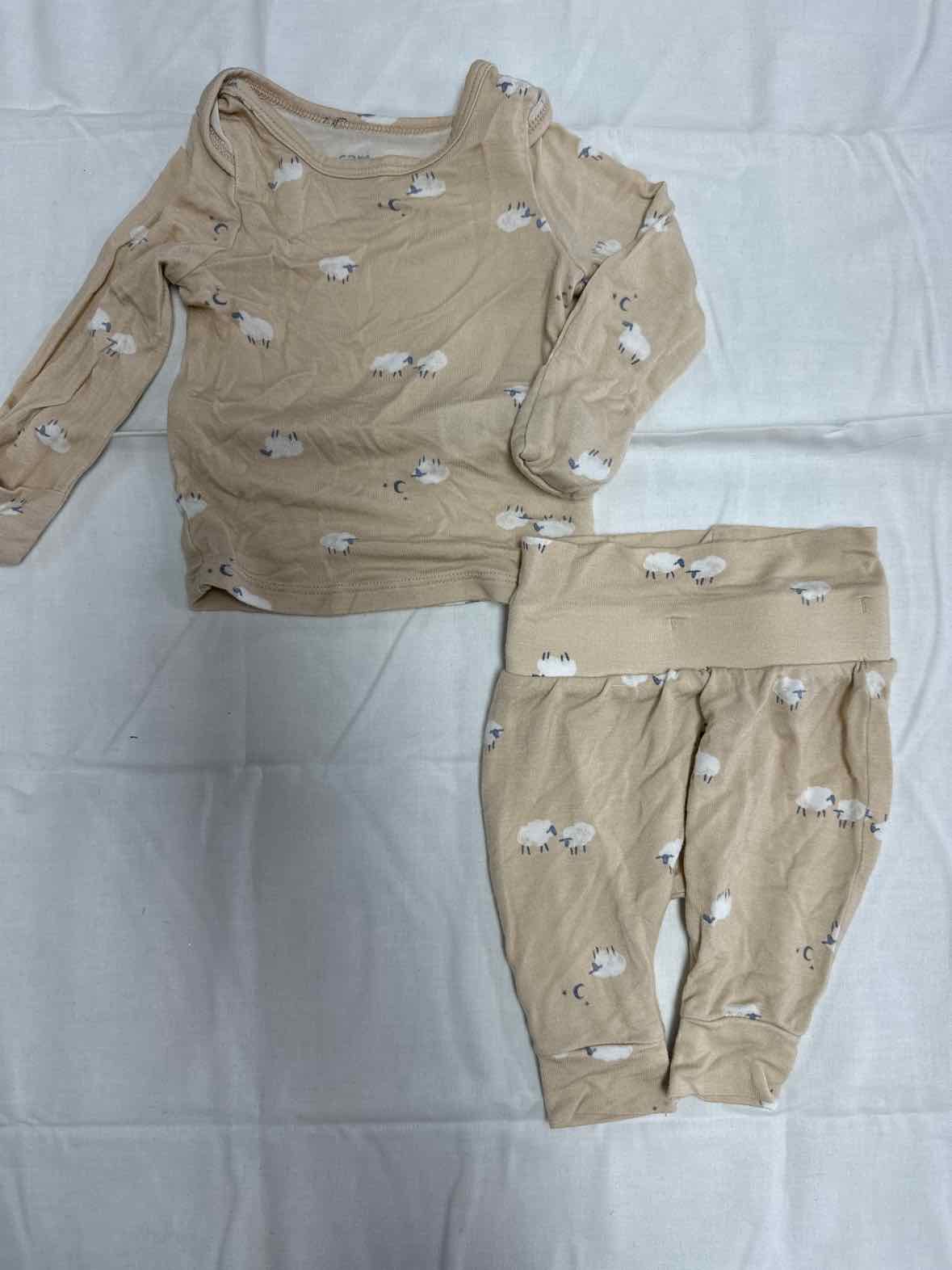 Carters (C) Cream Infant Size NB Boys 2PC Casual