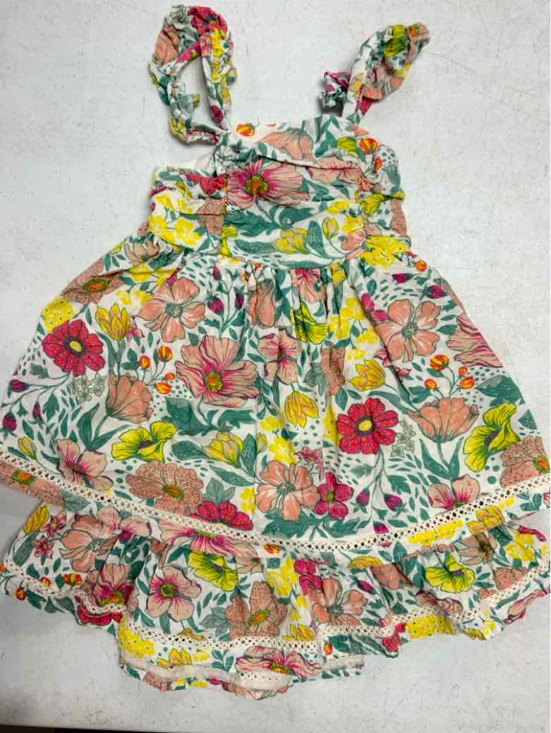 CUPCAKES AND CASHMERE Green Toddler Size 4T Girls CasualDress