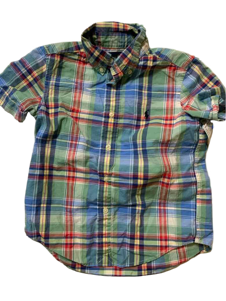 Ralph Lauren (A) Blue Toddler Size 5 Boys ButtondownSS