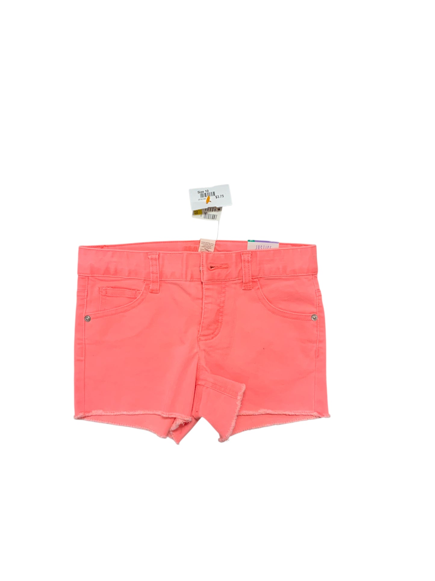 Justice (D) Pink Youth Size 10 Girls ShortBasic