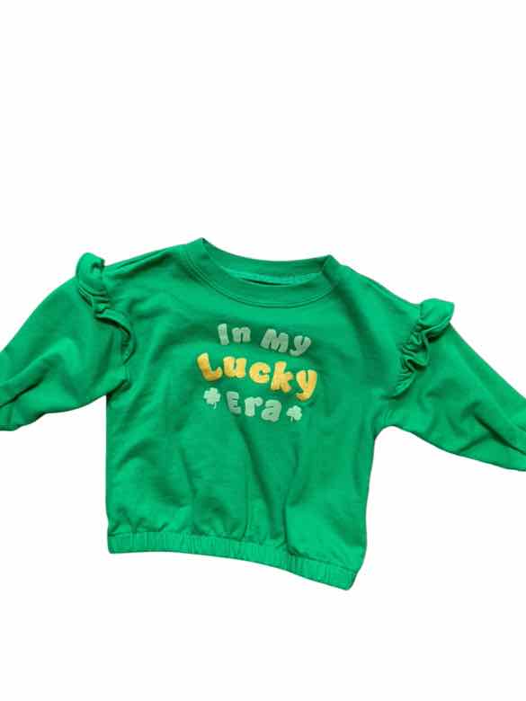 Carters (C) St Patrick’s Day Infant Size 12 MO Girls LSTop