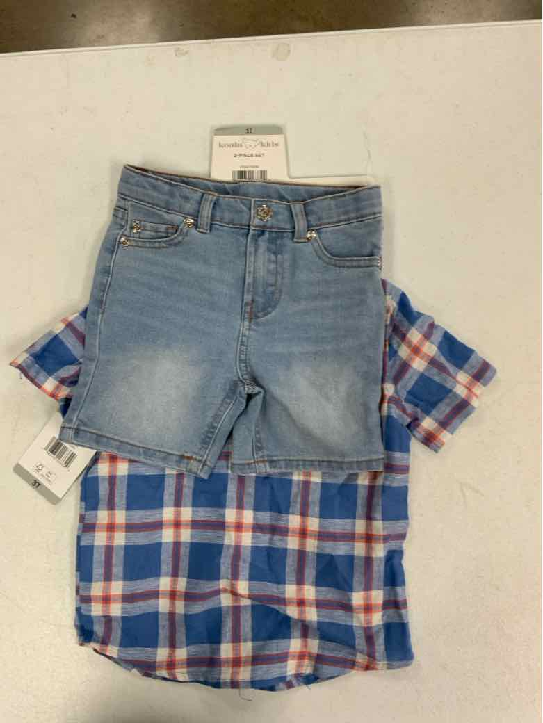 Koala Kids (D) Blue Toddler Size 3T Boys 2PCCasual