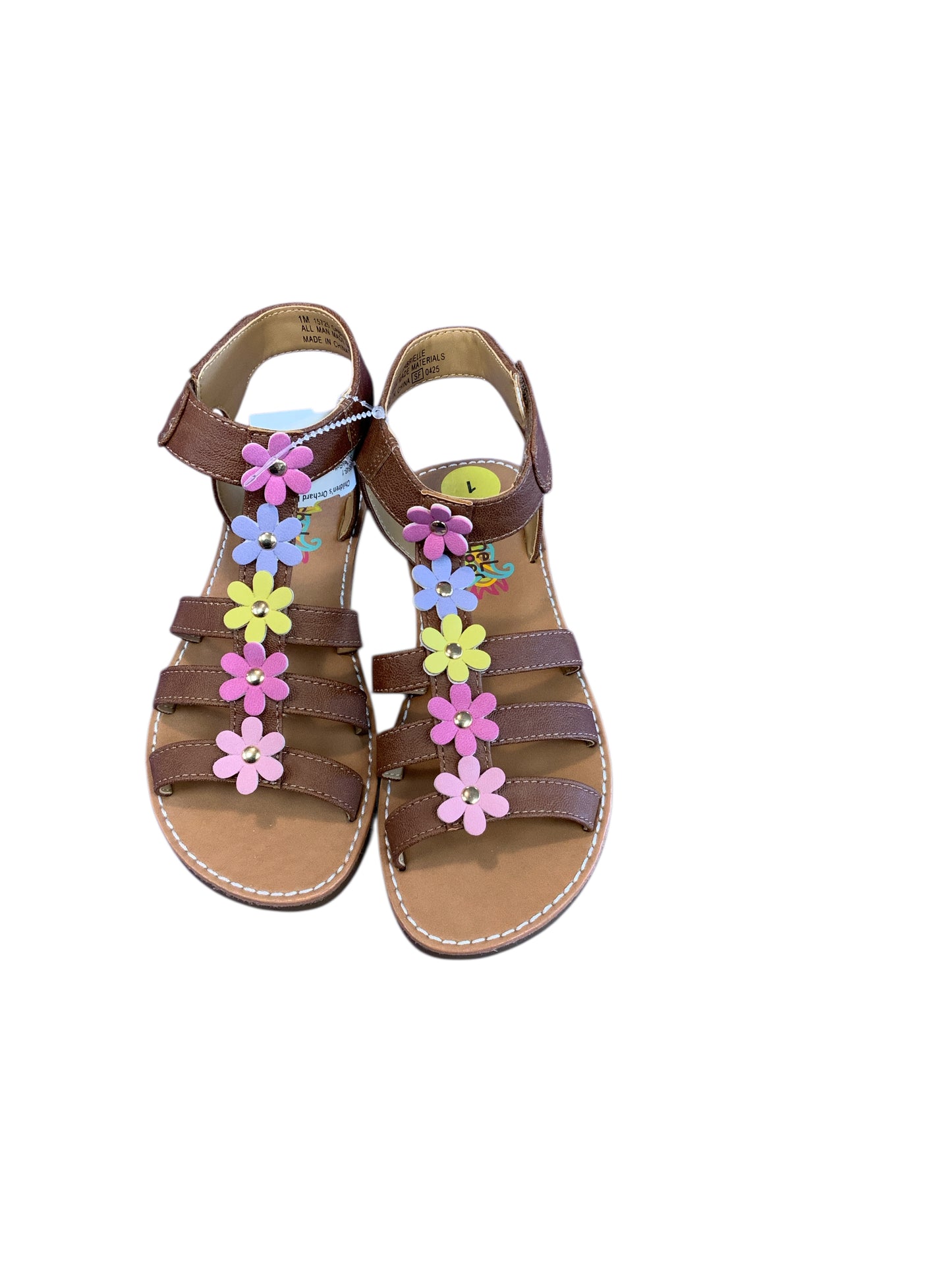 Rachel Shoes (E) Brown Youth Shoe Size 1 (Youth) Girls SandalsBetter