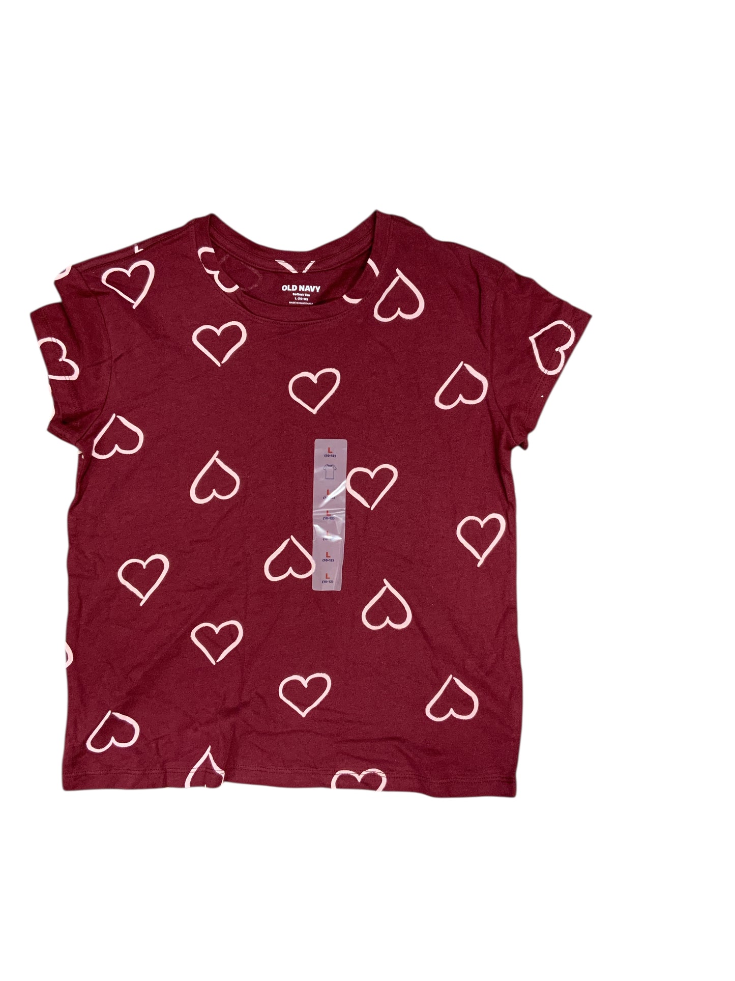 Old Navy (C) Red Youth Size 12 Girls SSTop