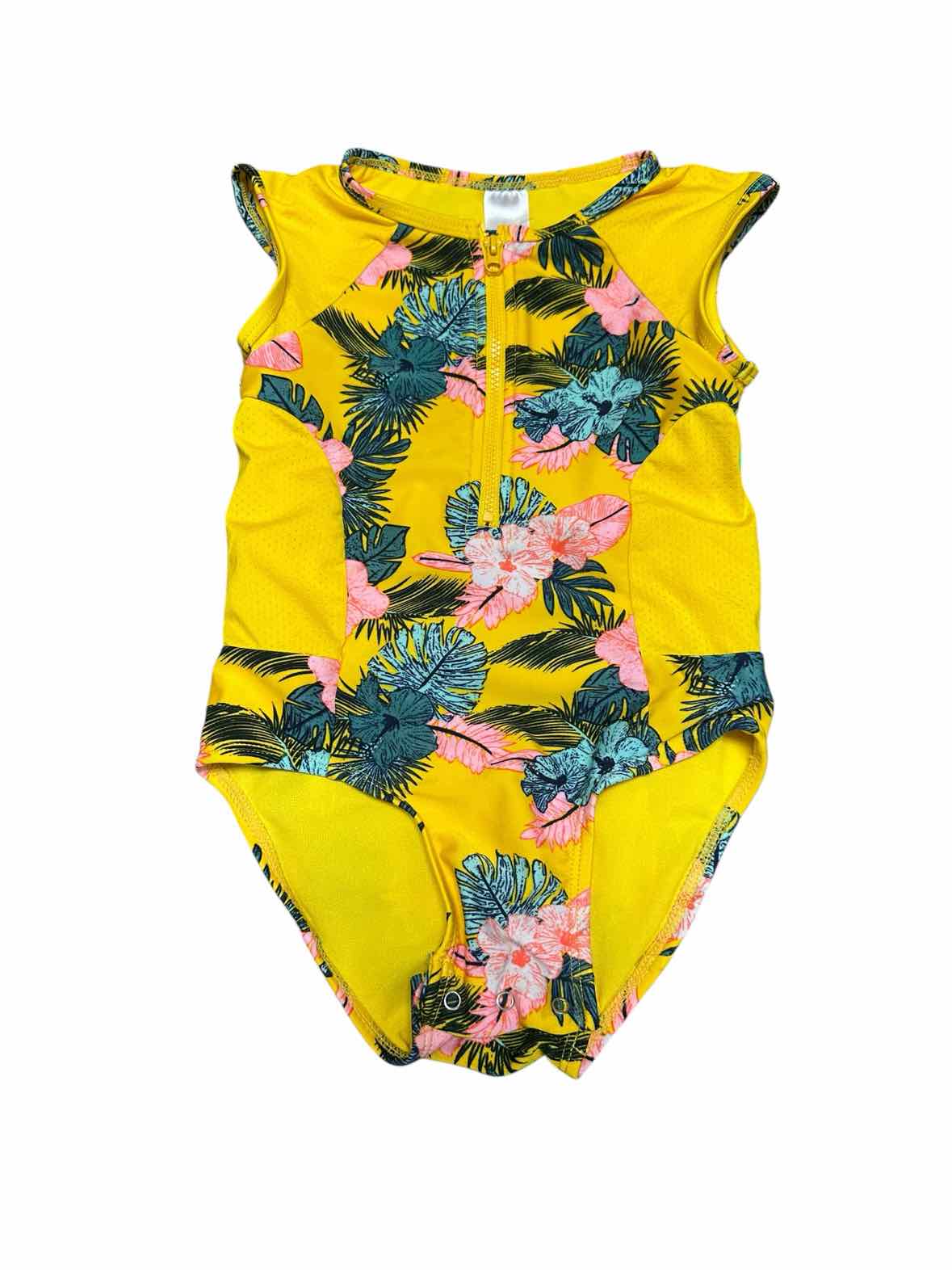 Cat and Jack (D) Yellow Toddler Size 5T Girls 1PCSwimwear