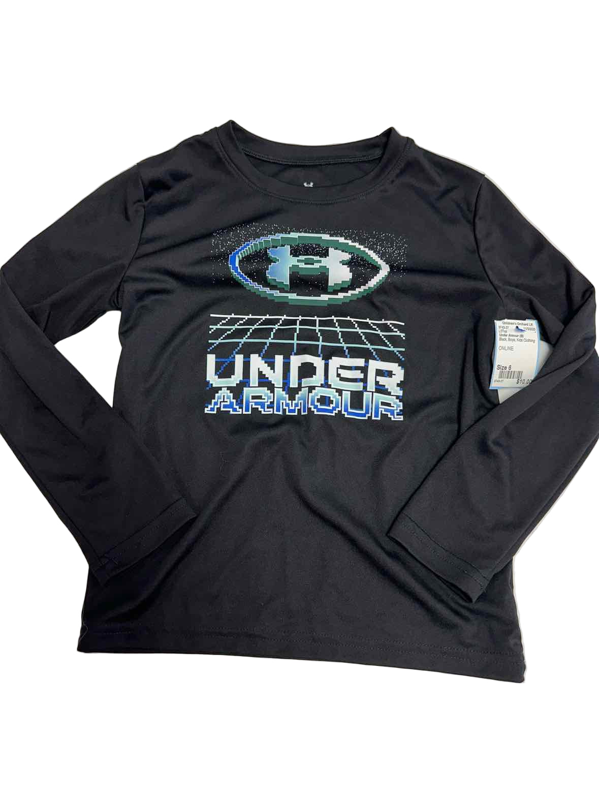 Under Armour (B) Black Youth Size 6 Boys LSTop