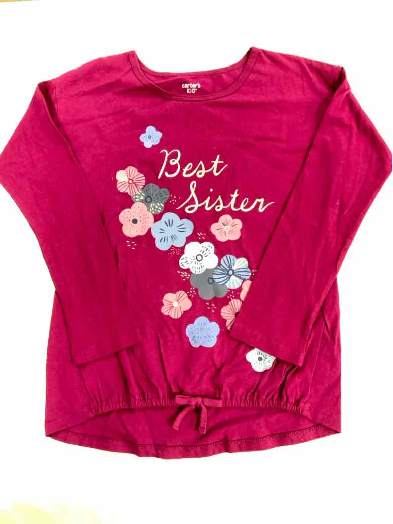 Carters (C) Purple Youth Size 7 Girls LSTop