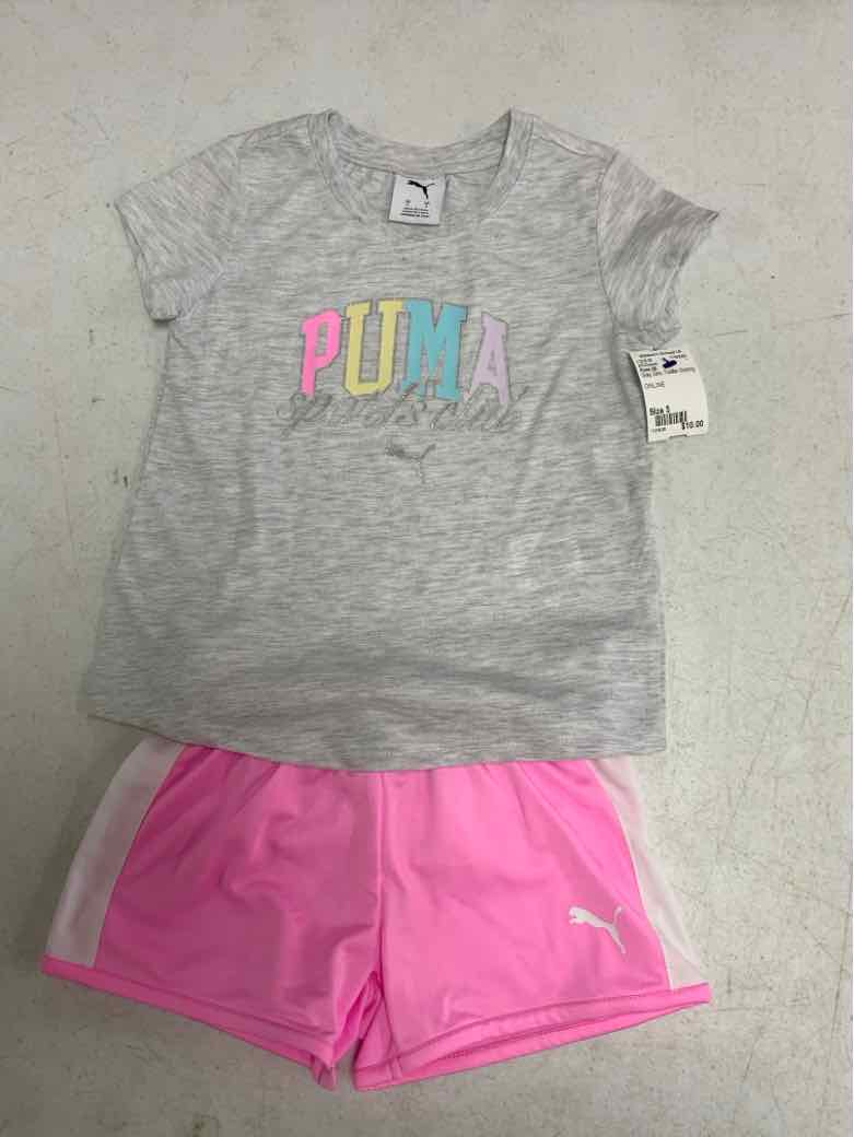 Puma (B) Gray Toddler Size 5 Girls 2PCCasual