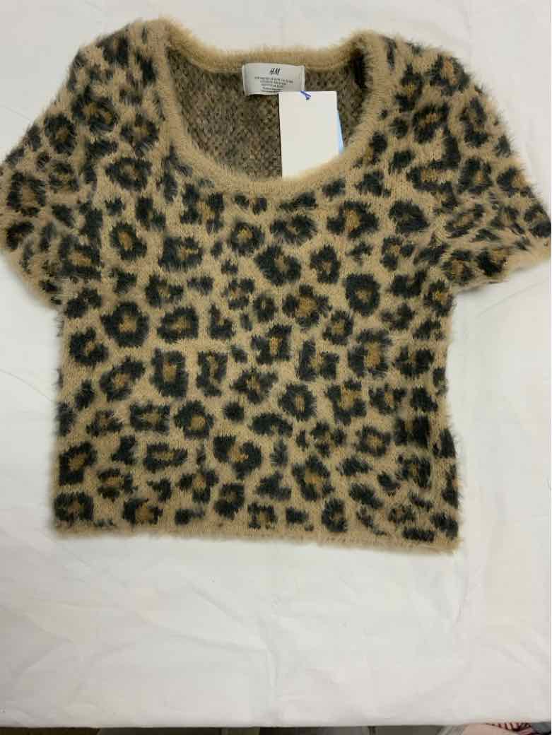 H & M (D) Brown Youth Size 12 Girls SweaterLight