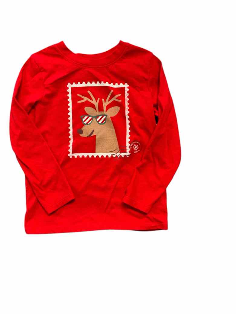 Cat and Jack (D) Christmas Toddler Size 5T Boys LSTop