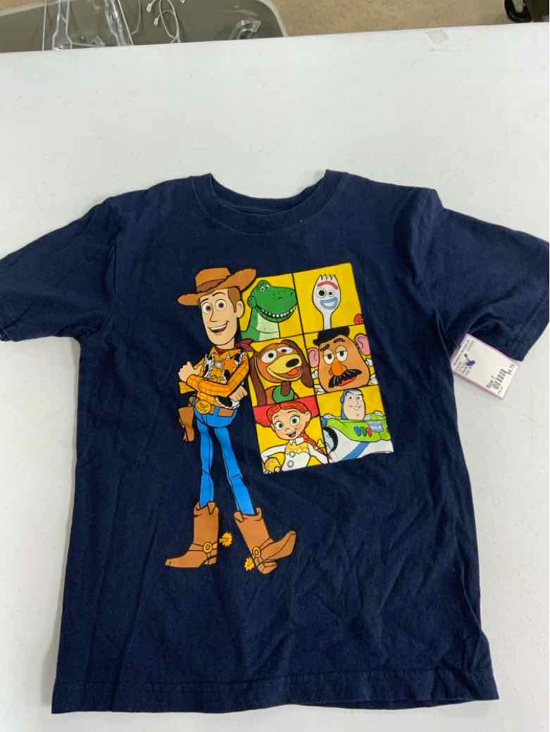 Disney (B) Navy Youth Size 7 Boys SSTop
