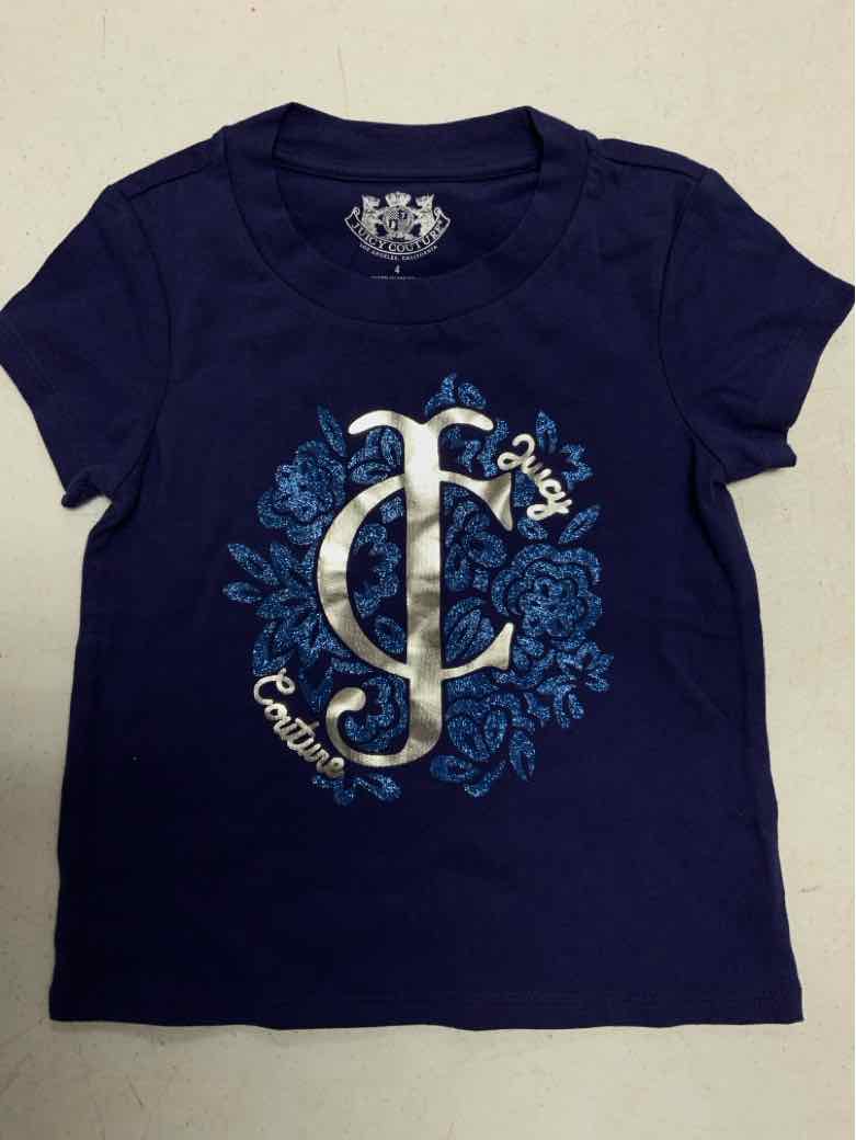 Juicy Couture (B) Blue Toddler Size 4 Girls SSTop