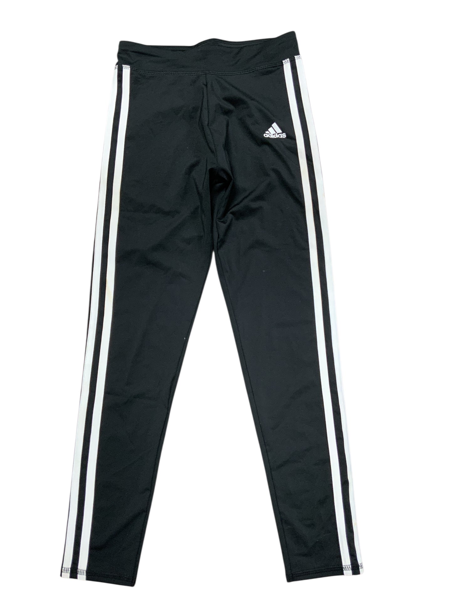 Adidas (B) Black Youth Size 12 Girls AthleticLeggings