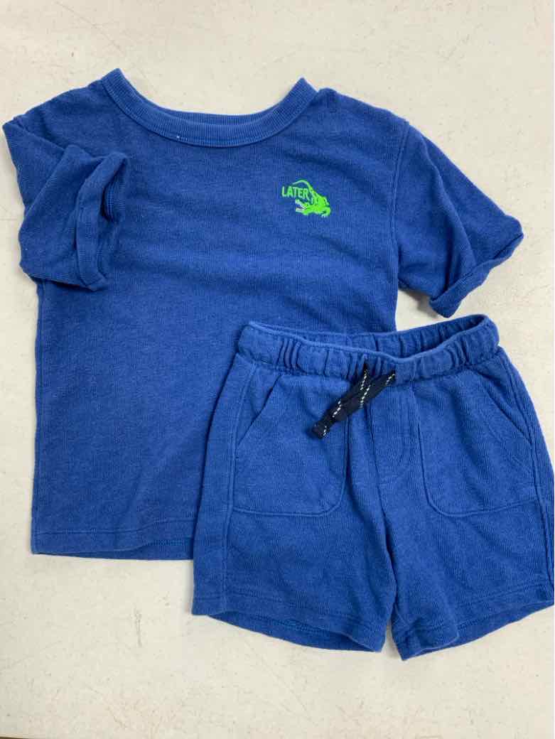 Cat and Jack (D) Blue Toddler Size 3T Boys 2PCCasual