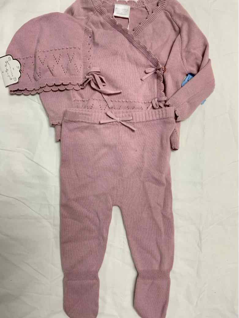 ROCK A BYE BABY Purple Infant Size 9 MO Girls 3PC Casual