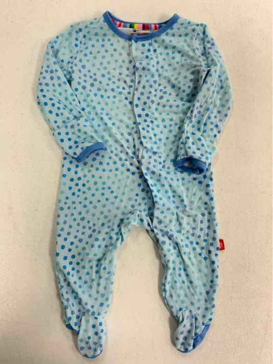 magnetic me Blue Infant Size 3 MO UNISEX 1PCSleepwear
