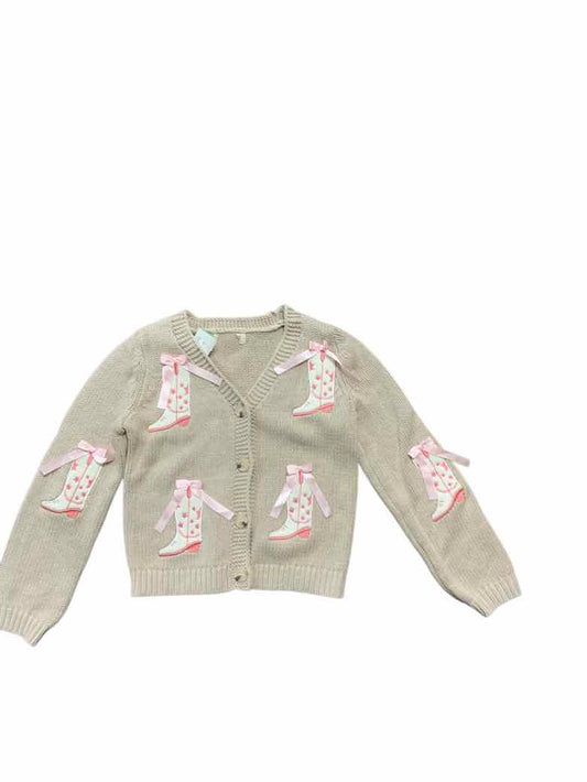 no  brand Cream Youth Size 10 Girls SweaterLight
