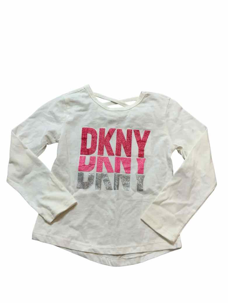 DKNY (A) White Toddler Size 5 Girls SweaterLight