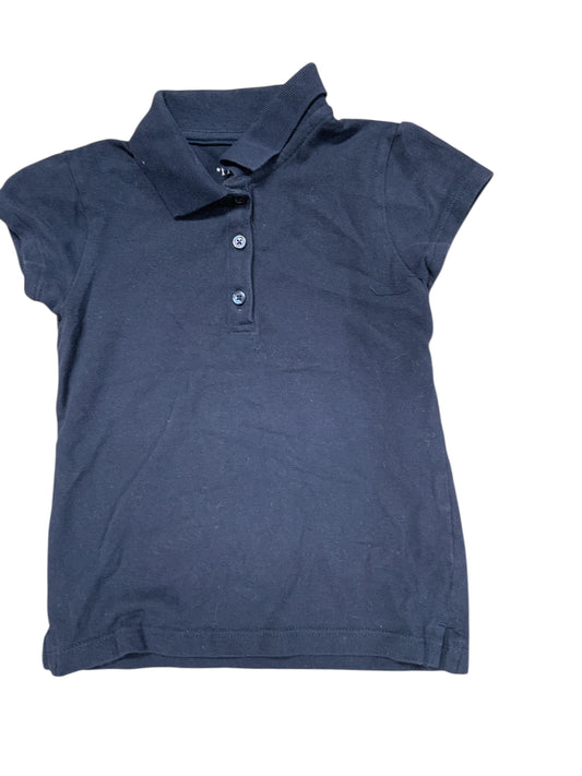 Children's Place (D) Navy Toddler Size 5-6 Girls UniformTopSS