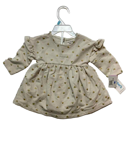 Carters (C) Cream Infant Size 6 MO Girls 2PC Casual