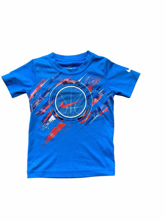 Nike (B) Blue Toddler Size 4T Boys SSTop