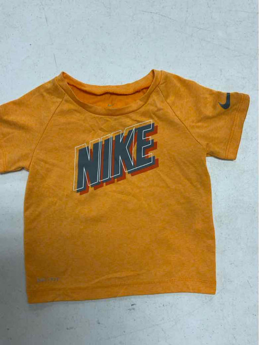 Nike (B) Orange Infant Size 18 MO Boys SSTop