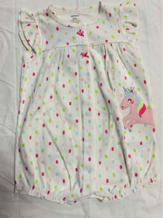 Carters (C) White Infant Size 9 MO Girls 1PC Casual