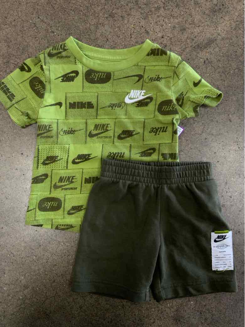 Nike (B) Green Toddler Size 2T Boys 2PCCasual