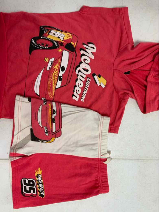 Disney (B) Red Youth Size 7 Boys 2PCCasual