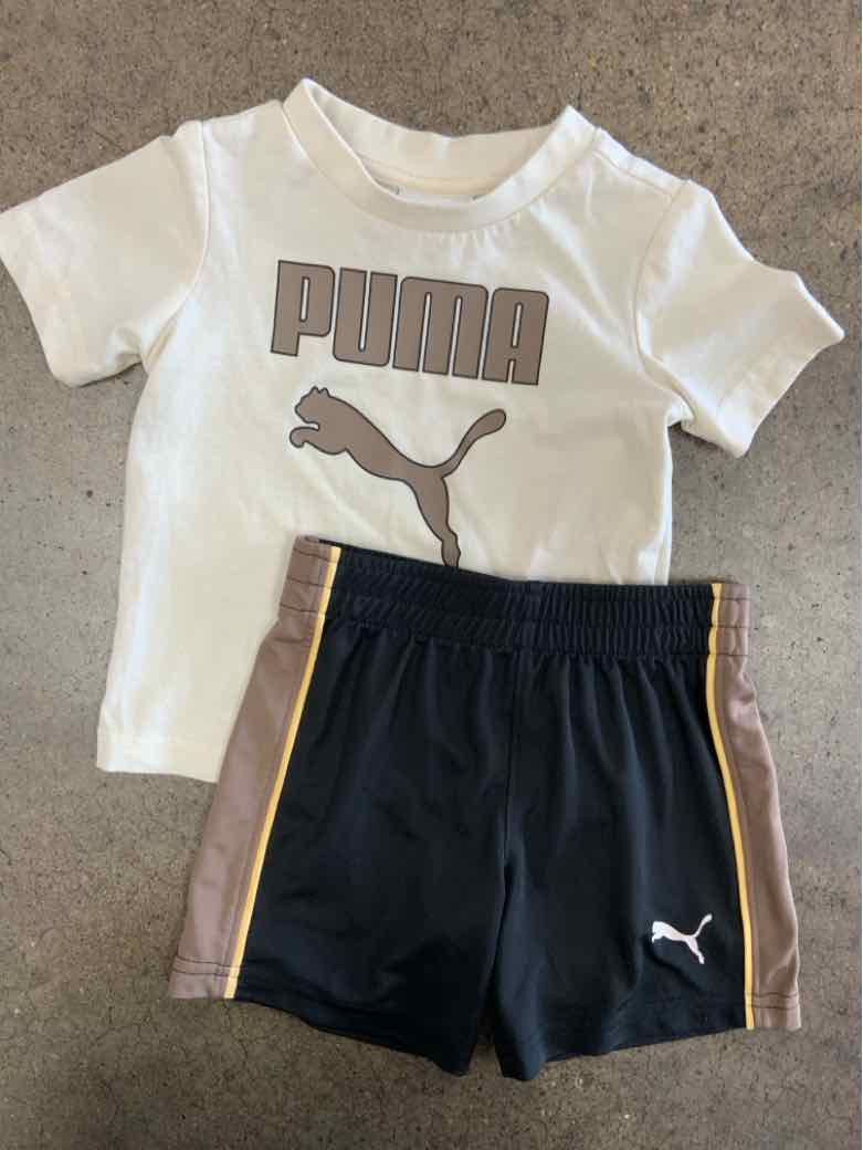 Puma (B) Brown Infant Size 12 MO Boys 2PC Casual