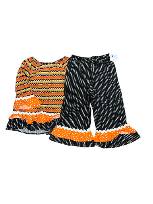 no  brand Orange Toddler Size 4 Girls 2PCCasual
