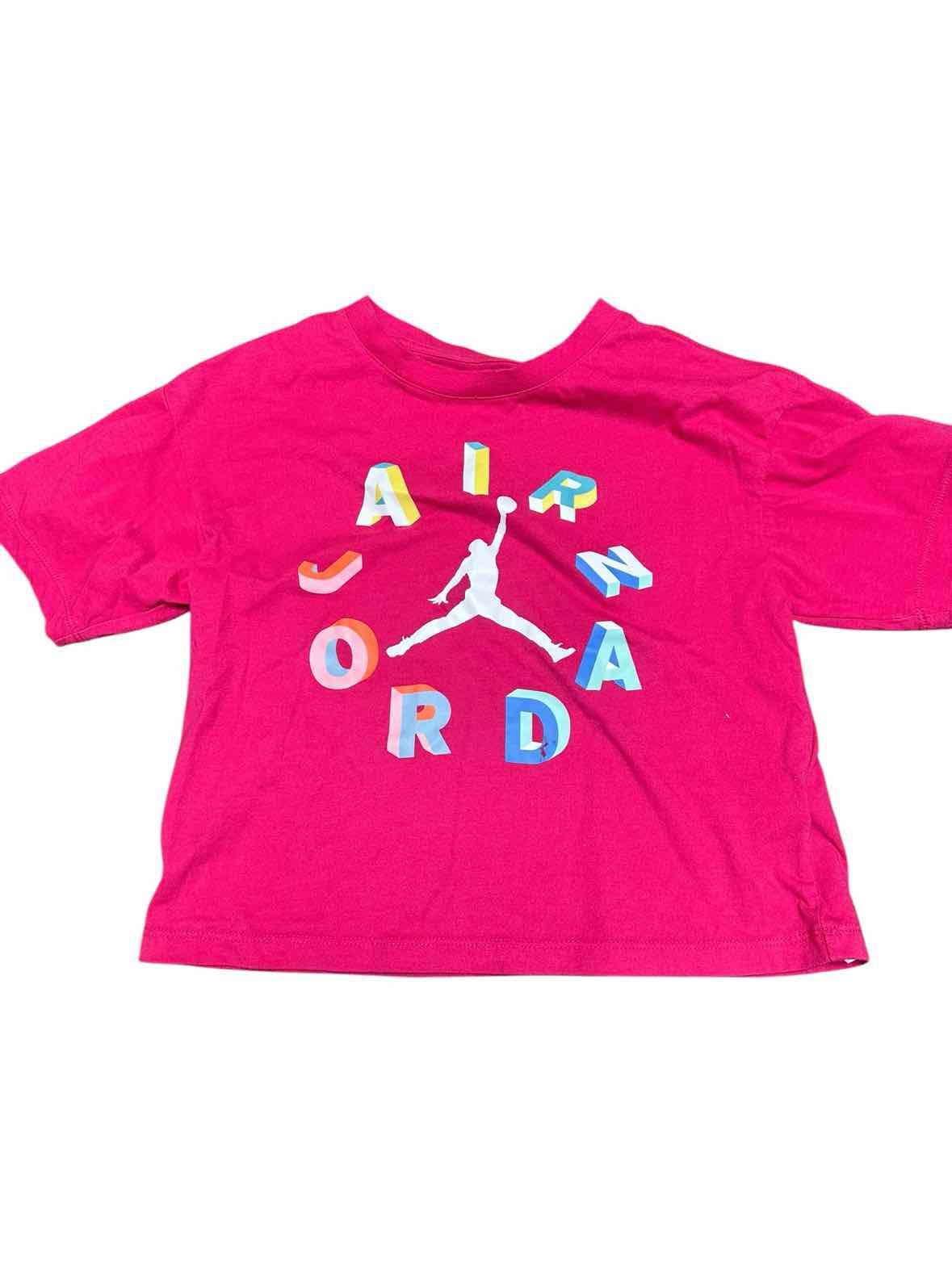 Jordan (B) Pink Youth Size 12 Girls SSTop