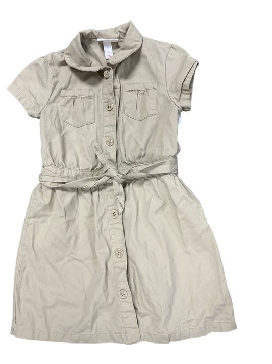 Cat and Jack (D) Khaki Youth Size 6 Girls UniformDress