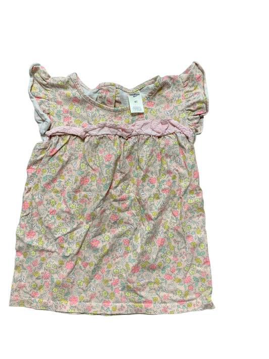 OshKosh BGosh Pink Toddler Size 4T SSTop