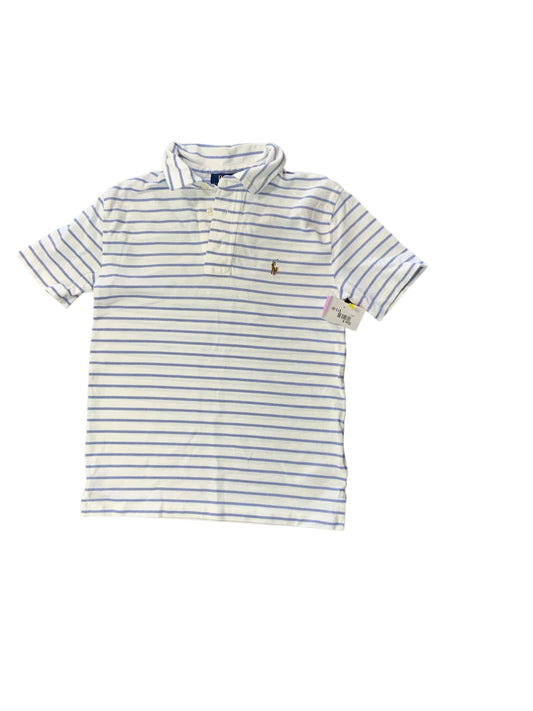 Polo Ralph Lauren (A) White Youth Size 8 Boys SSTop