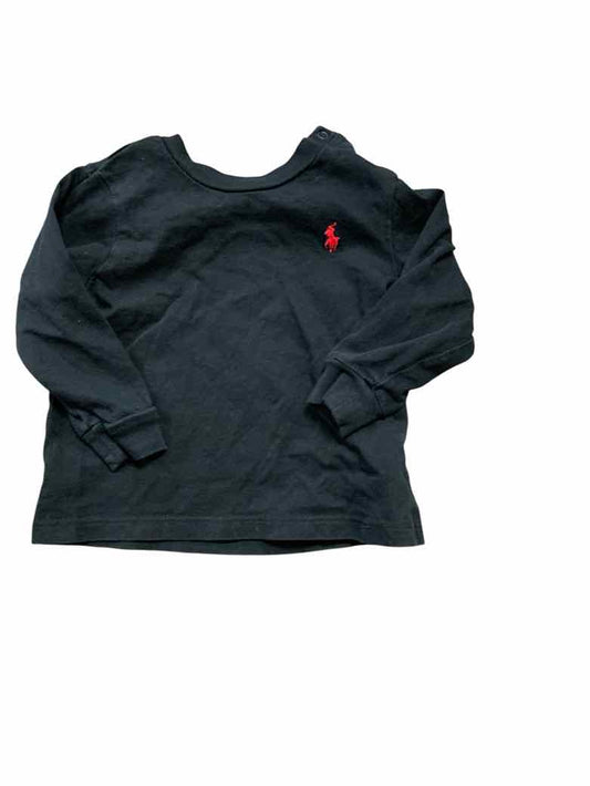 Polo Ralph Lauren (A) Black Infant Size 9 MO Girls LSTop