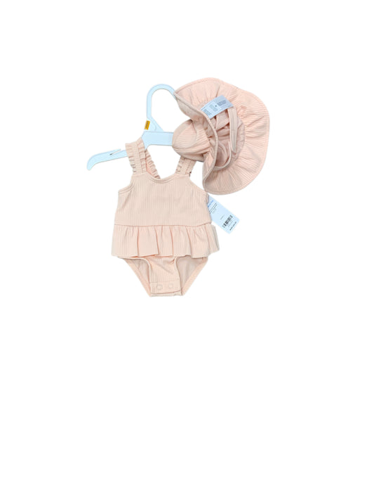 Carters (C) Peach Infant Size NB Girls 2PCSwimwear