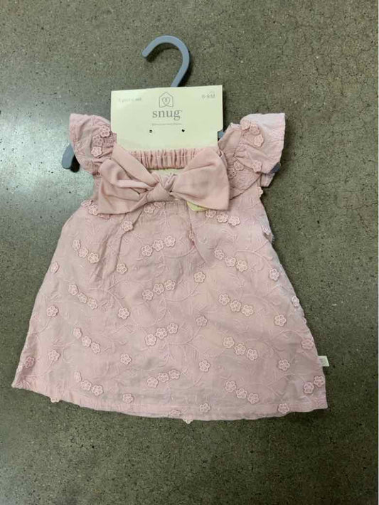 SNUG Pink Infant Size 6-9  MO Girls 2PC Casual