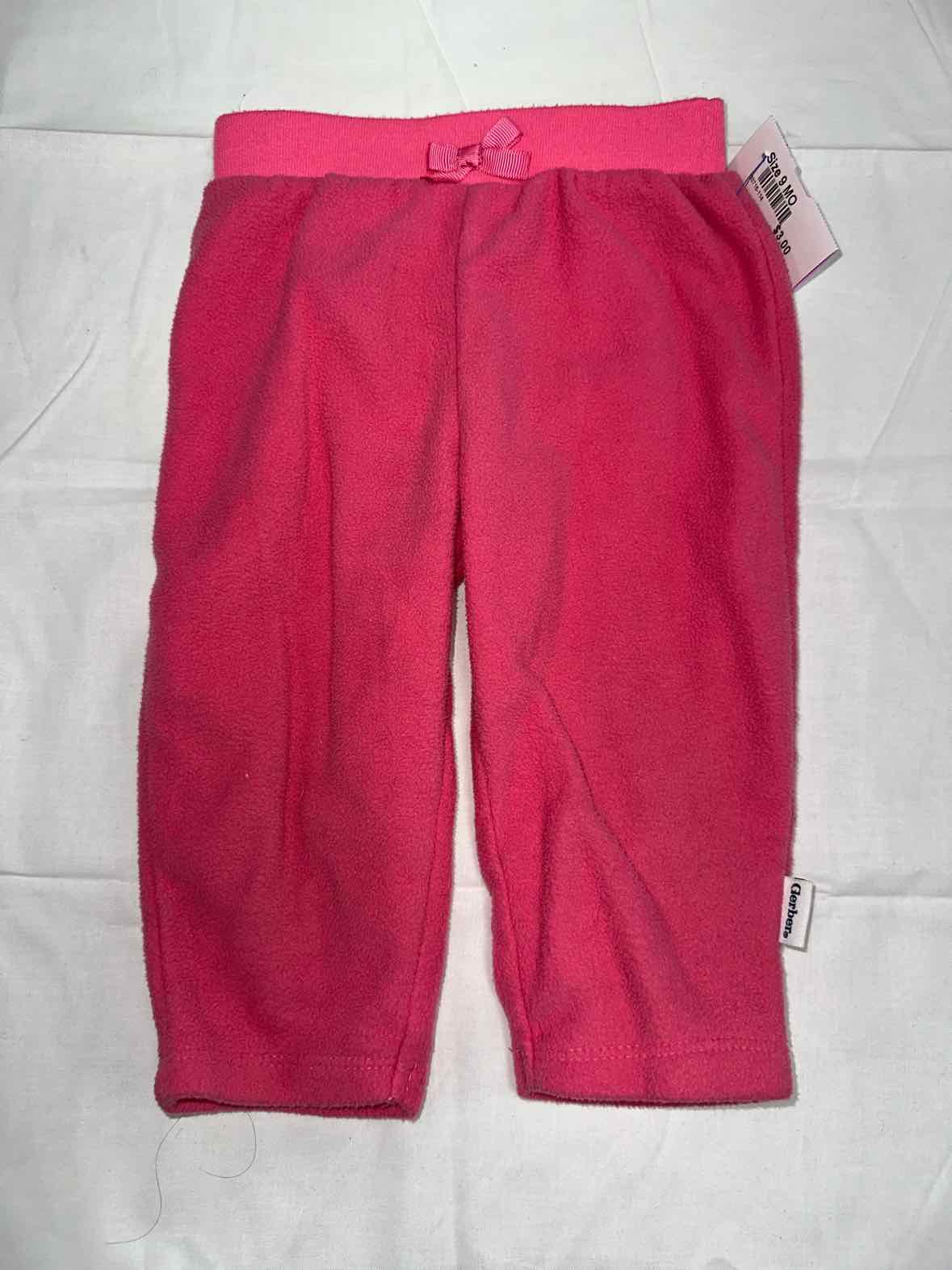 Gerber (D) Pink Infant Size 9 MO Girls Sweatpant