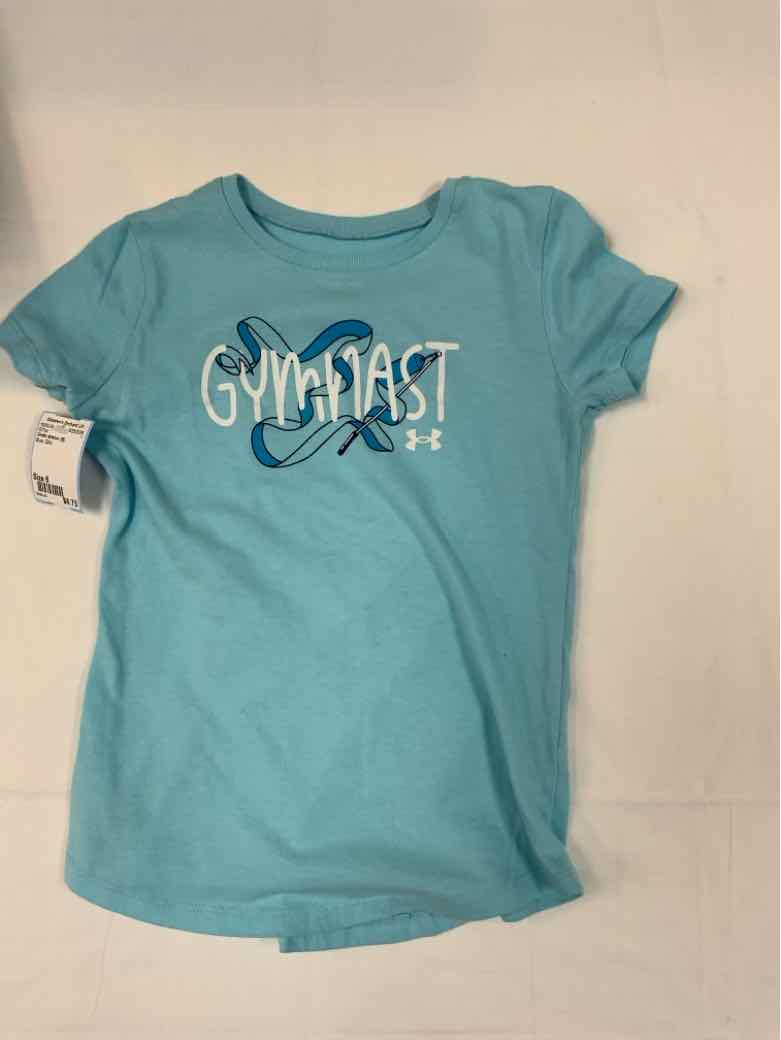 Under Armour (B) Blue Youth Size 6 Girls SSTop