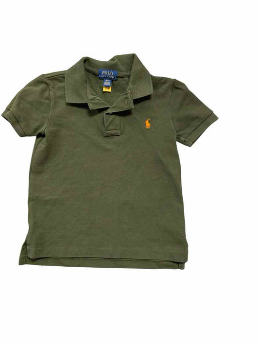 Polo Ralph Lauren (A) Olive Toddler Size 4 Boys SSTop