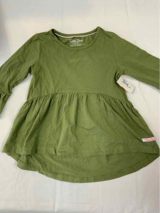 Ruffle Butts and Rugg (B) Olive Toddler Size 5 Girls LSTop