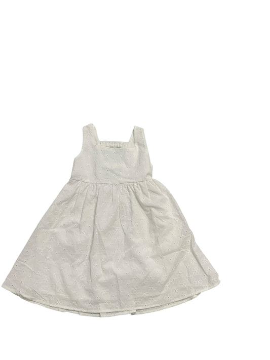 Wonder Nation (E) White Toddler Size 3T Girls CasualDress