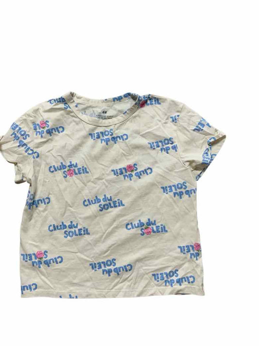 H & M (D) Cream Youth Size 7 SSTop