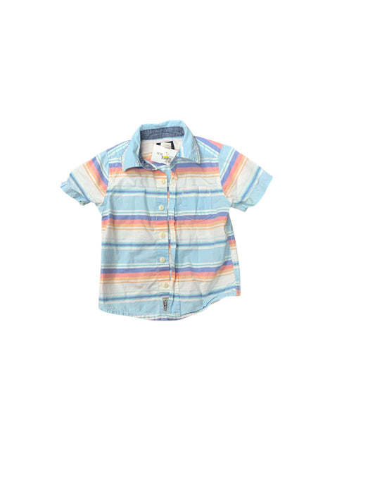 OshKosh BGosh Blue Toddler Size 2T Boys SSTop