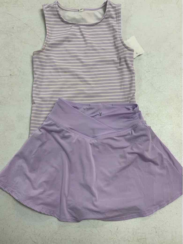 yogalicious Purple Youth Size 8 Girls 2PCCasual