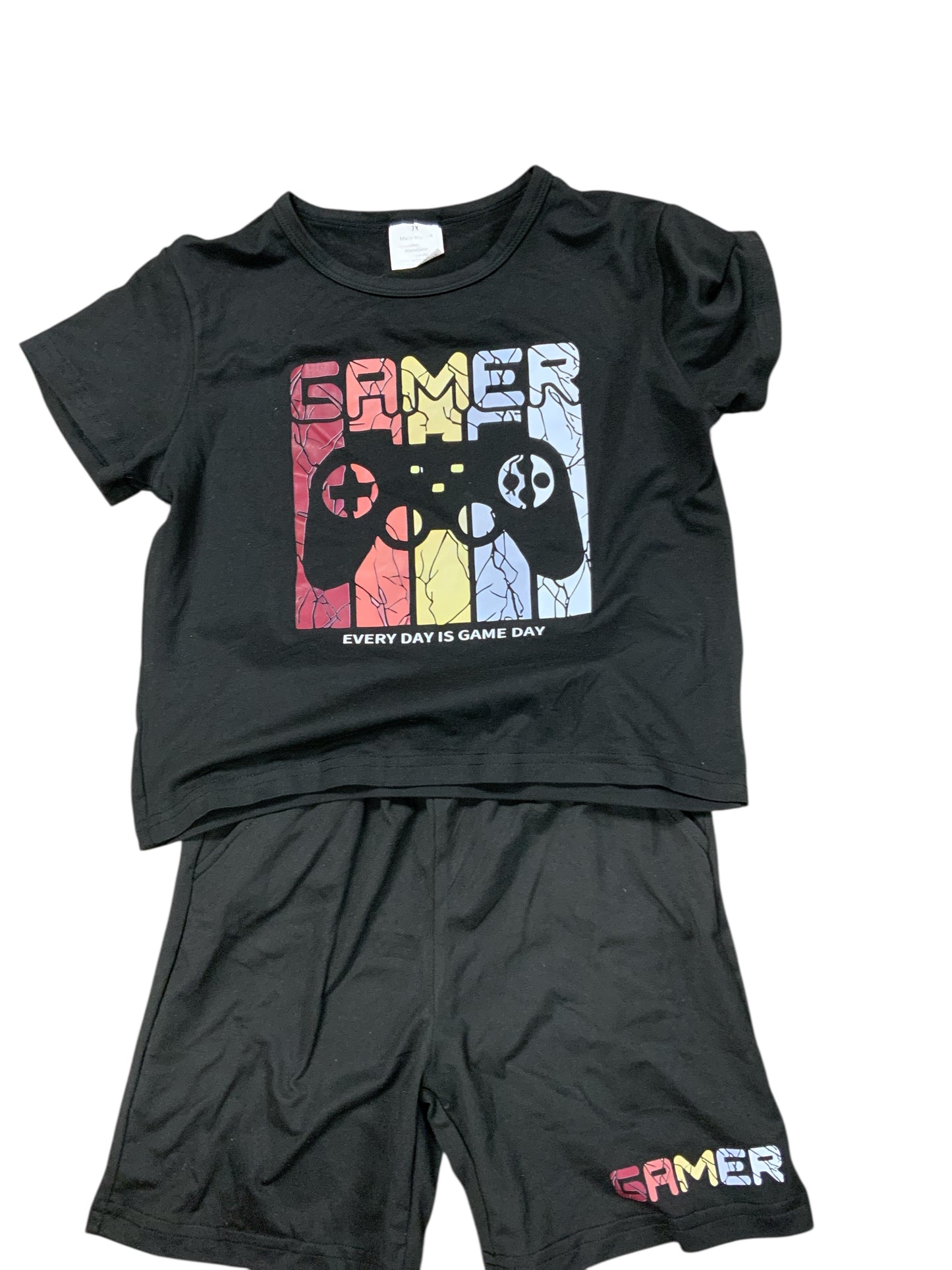 no brand Black Youth Size 7 Boys 2PCCasual