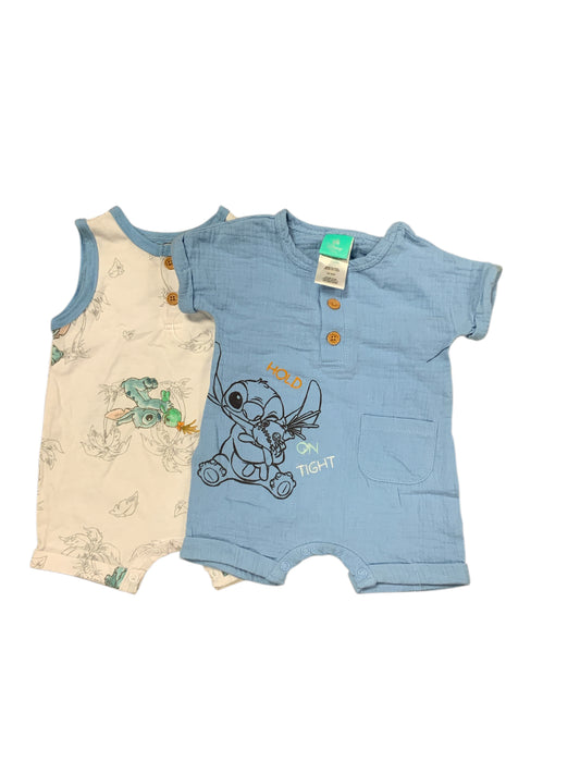 Disney Babies (C) Blue Infant Size 0-3 MO Boys 2PC Casual